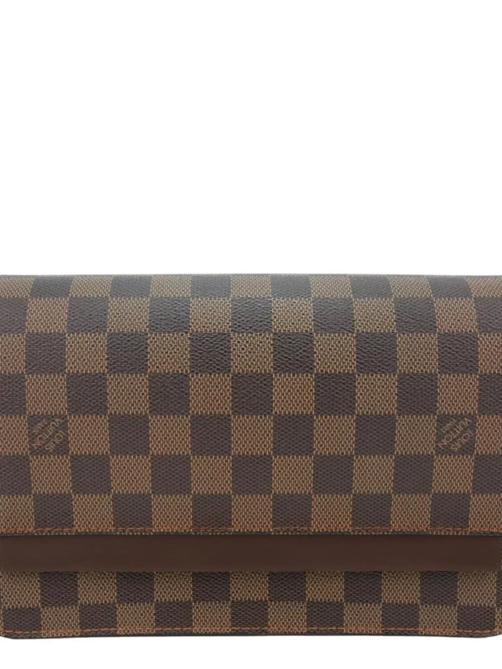 Louis Vuitton  Saint Louis Damier Ebene Pochette Clutch Bag Brown